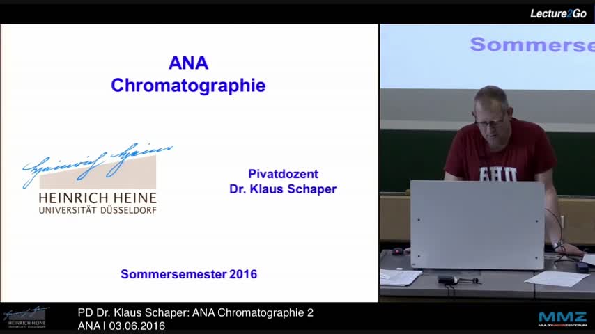 Chromatographie Vorlesung